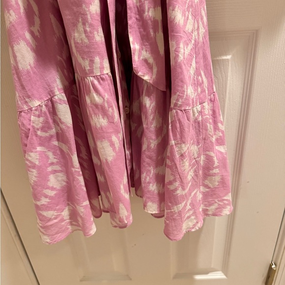 Talbots Pink and White Women's Dress - Picture 6 of 6